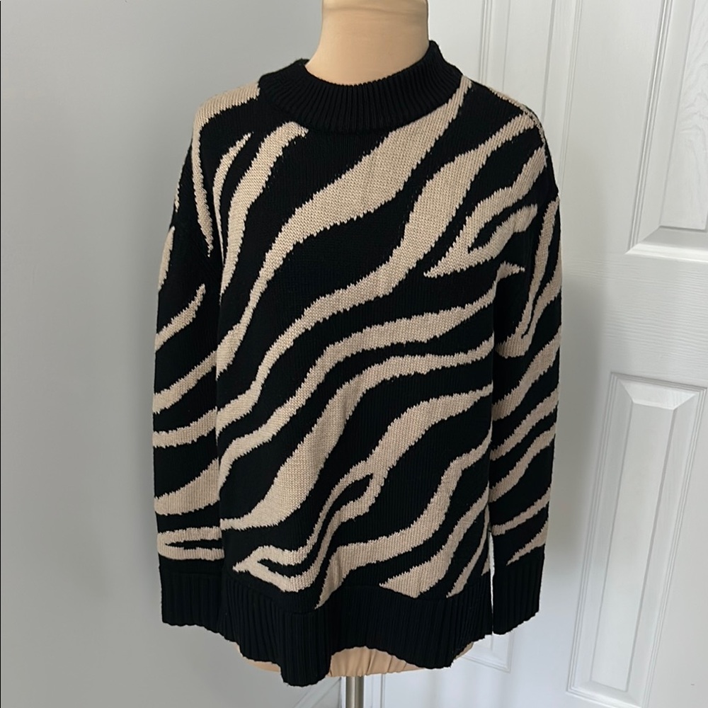 Tuckernuck Wool Lynx Sweater Black Tan